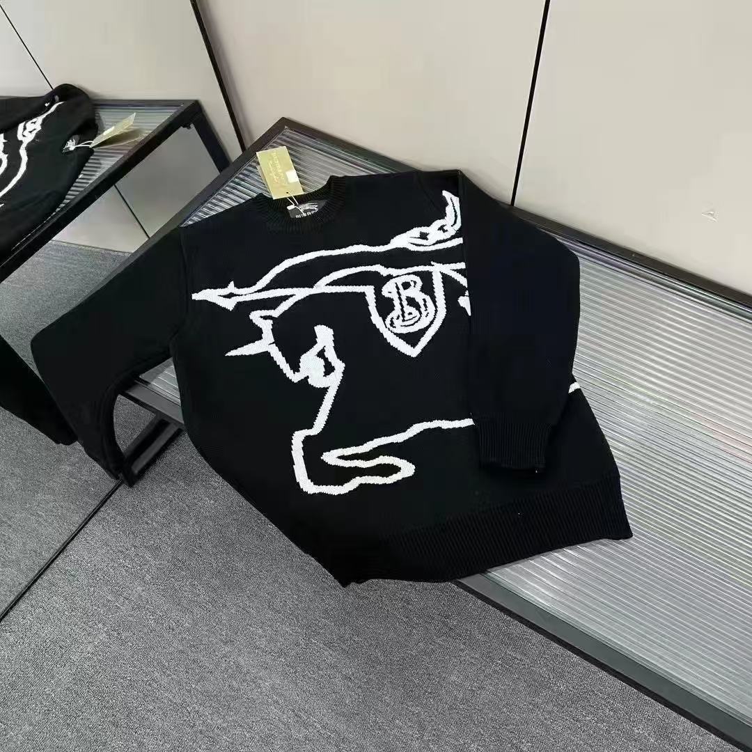 【BURBERRY旗艦店】（バーバリー）クラシックでスタイリッシュな長袖スウェットシャツ00074