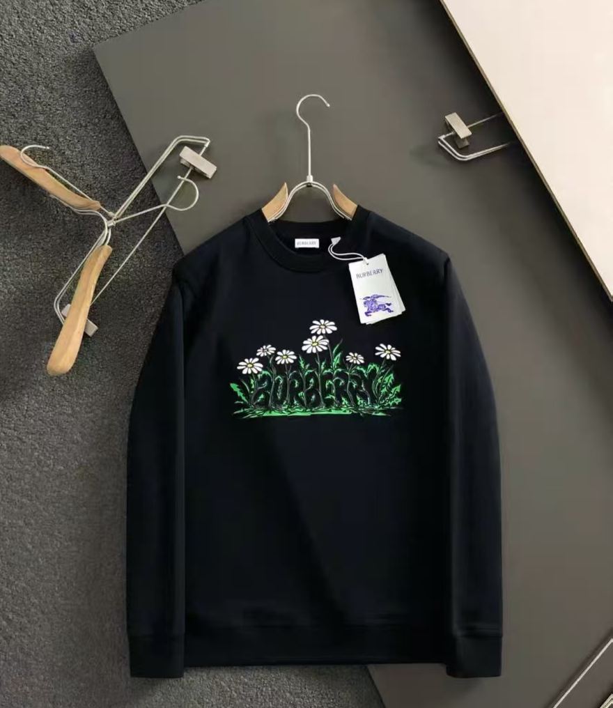 【BURBERRY旗艦店】（バーバリー）クラシックでスタイリッシュな長袖スウェットシャツ00099