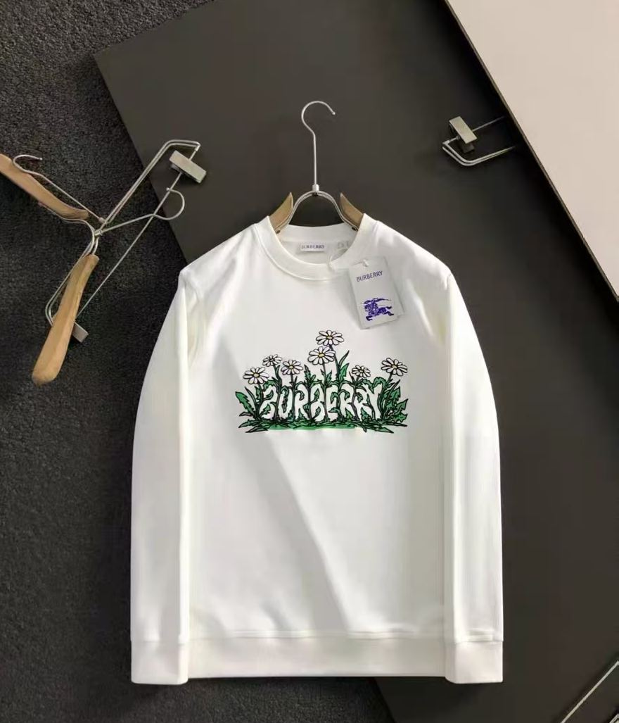 【BURBERRY旗艦店】（バーバリー）クラシックでスタイリッシュな長袖スウェットシャツ00099