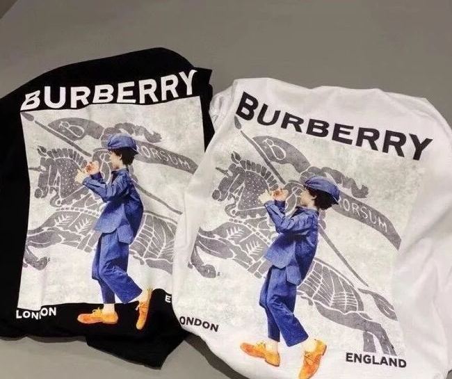 【BURBERRY旗艦店】（バーバリー）クラシックでスタイリッシュな半袖スウェットシャツ00256