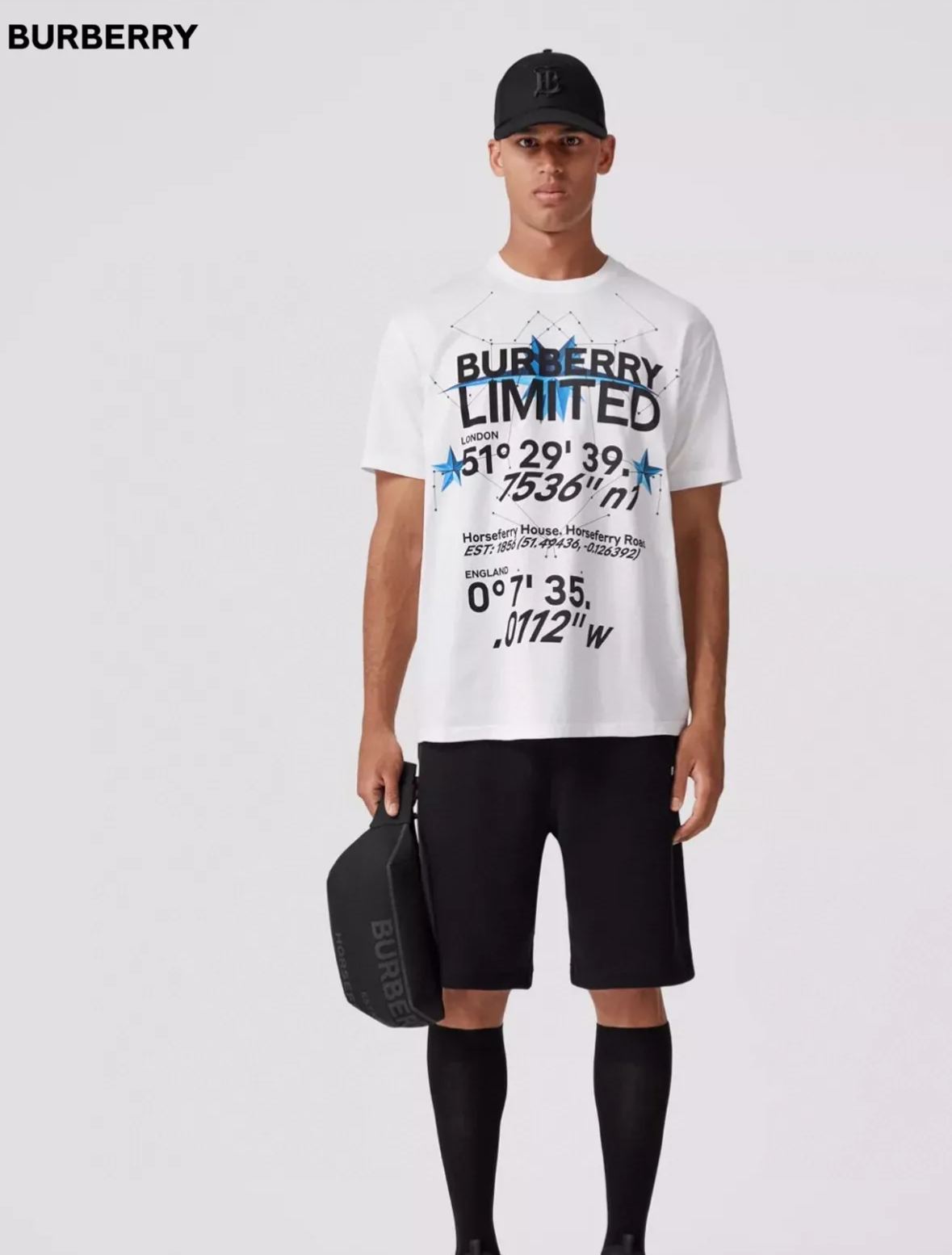 【BURBERRY旗艦店】（バーバリー）クラシックでスタイリッシュな半袖スウェットシャツ00563