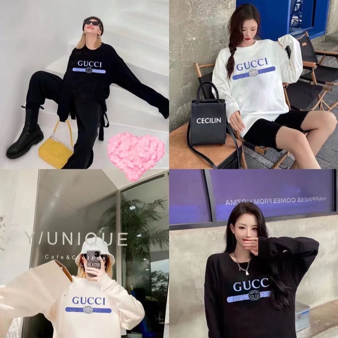 【GUCCI旗艦店】（グッチ）クラシックでスタイリッシュな長袖スウェットシャツ00604