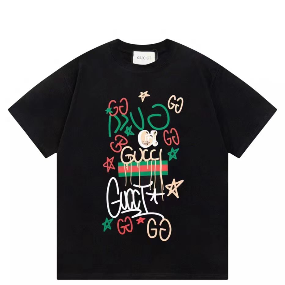 【GUCCI旗艦店】（グッチ）クラシックでスタイリッシュな半袖スウェットシャツ01740