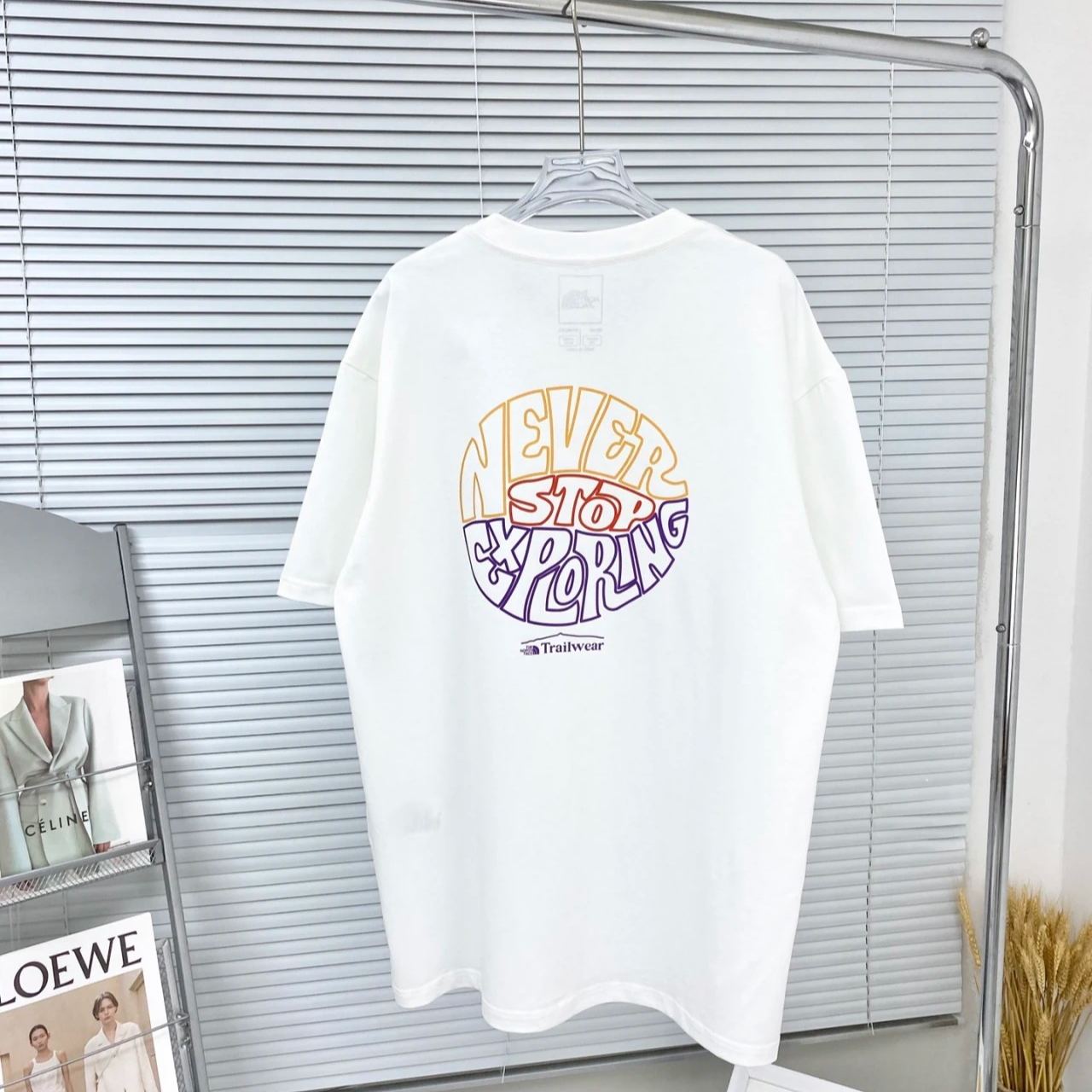 【The North Face旗艦店】（ザ・ノース・フェイス）クラシックでスタイリッシュな半袖スウェットシャツ00570