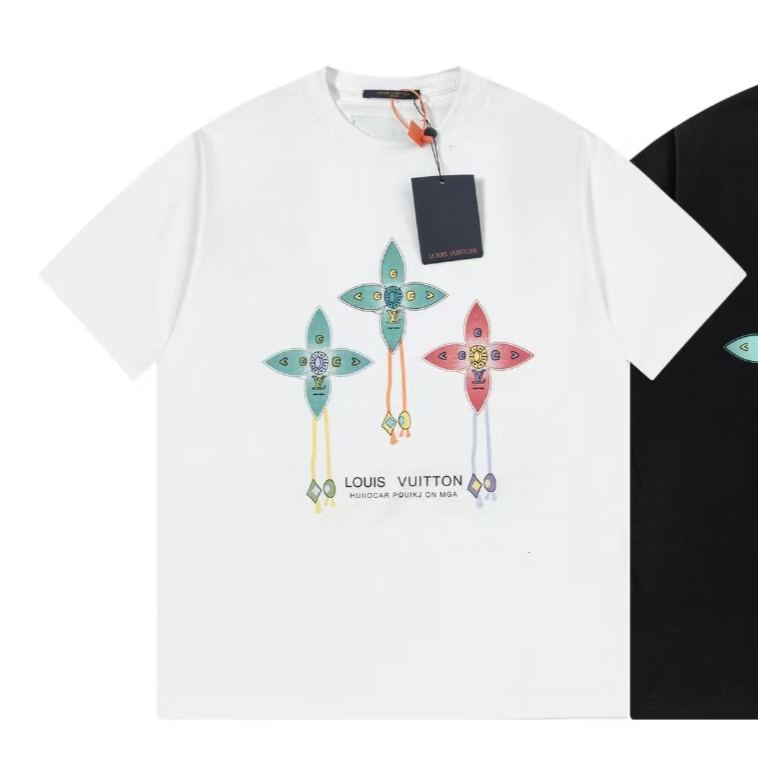 【LV旗艦店】（ルイ・ヴィトン）クラシックでスタイリッシュな半袖スウェットシャツ00153