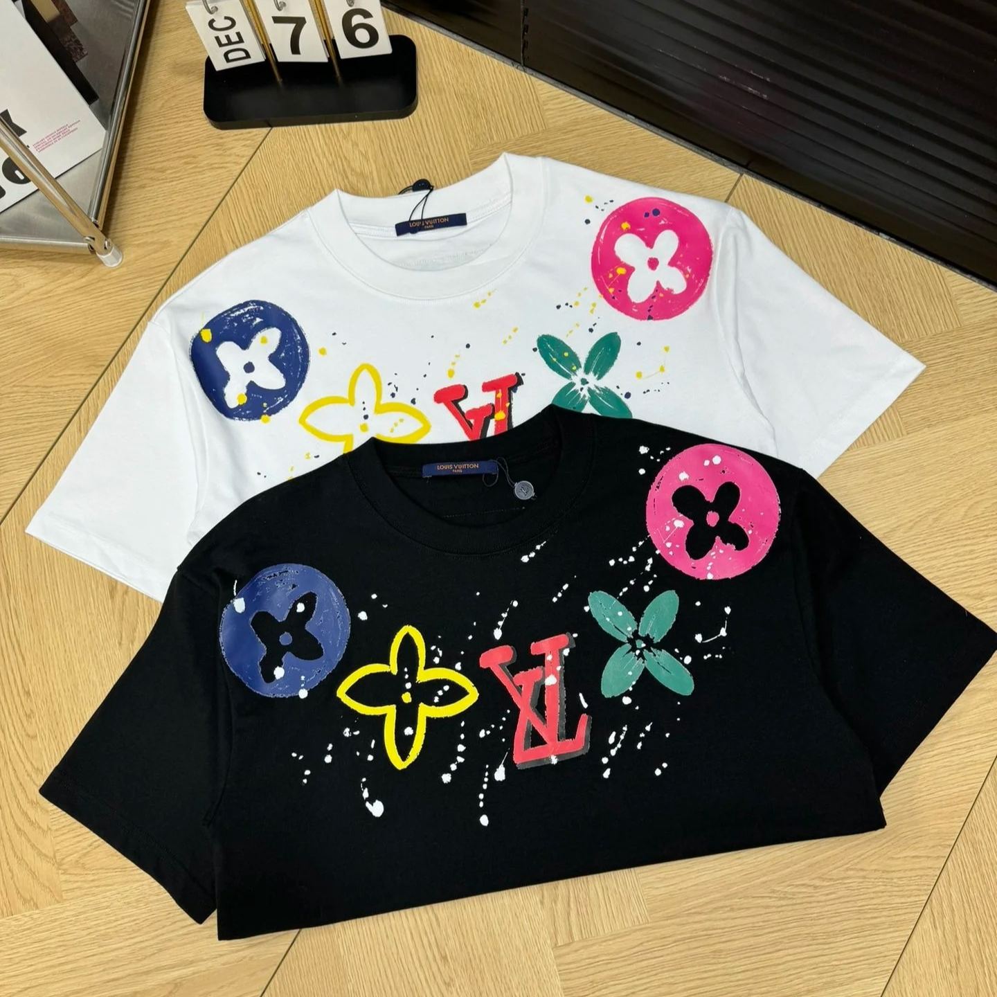 【LV旗艦店】（ルイ・ヴィトン）クラシックでスタイリッシュな半袖スウェットシャツ00223