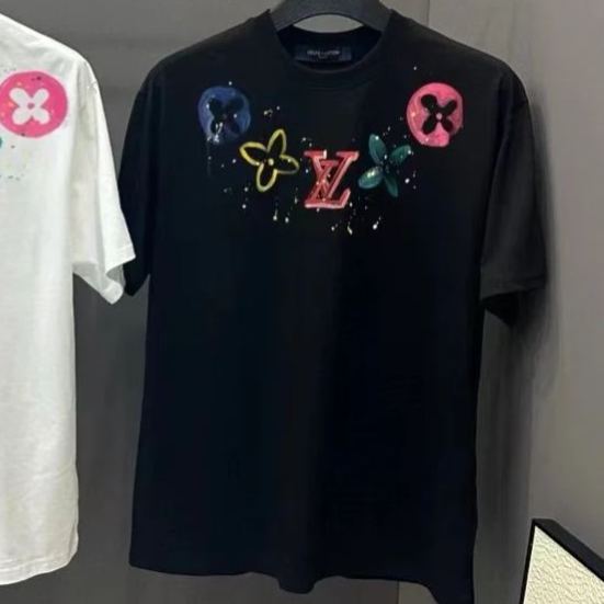 【LV旗艦店】（ルイ・ヴィトン）クラシックでスタイリッシュな半袖スウェットシャツ00223