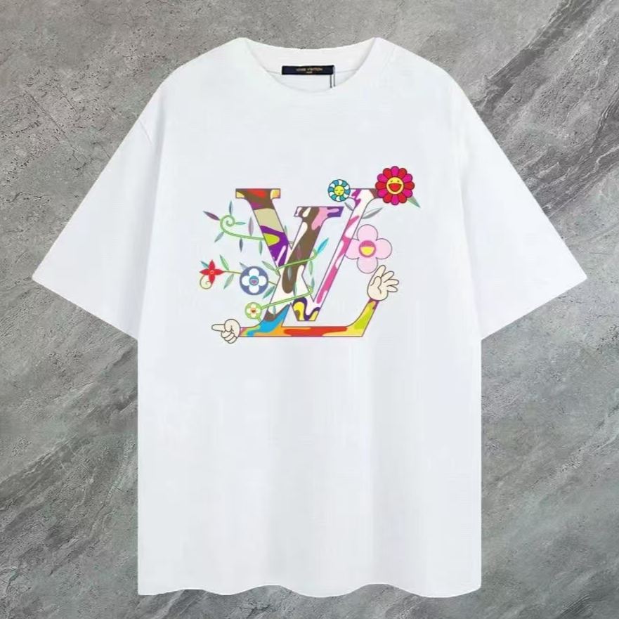 【LV旗艦店】（ルイ・ヴィトン）クラシックでスタイリッシュな半袖スウェットシャツ00226