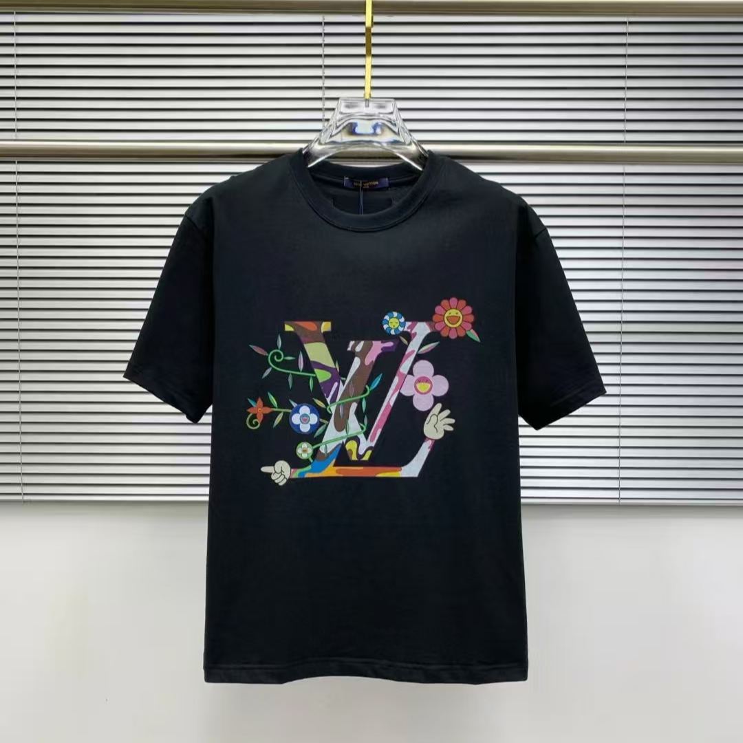 【LV旗艦店】（ルイ・ヴィトン）クラシックでスタイリッシュな半袖スウェットシャツ00226