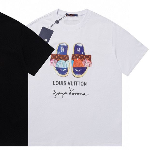 【LV旗艦店】（ルイ・ヴィトン）クラシックでスタイリッシュな半袖スウェットシャツ00244