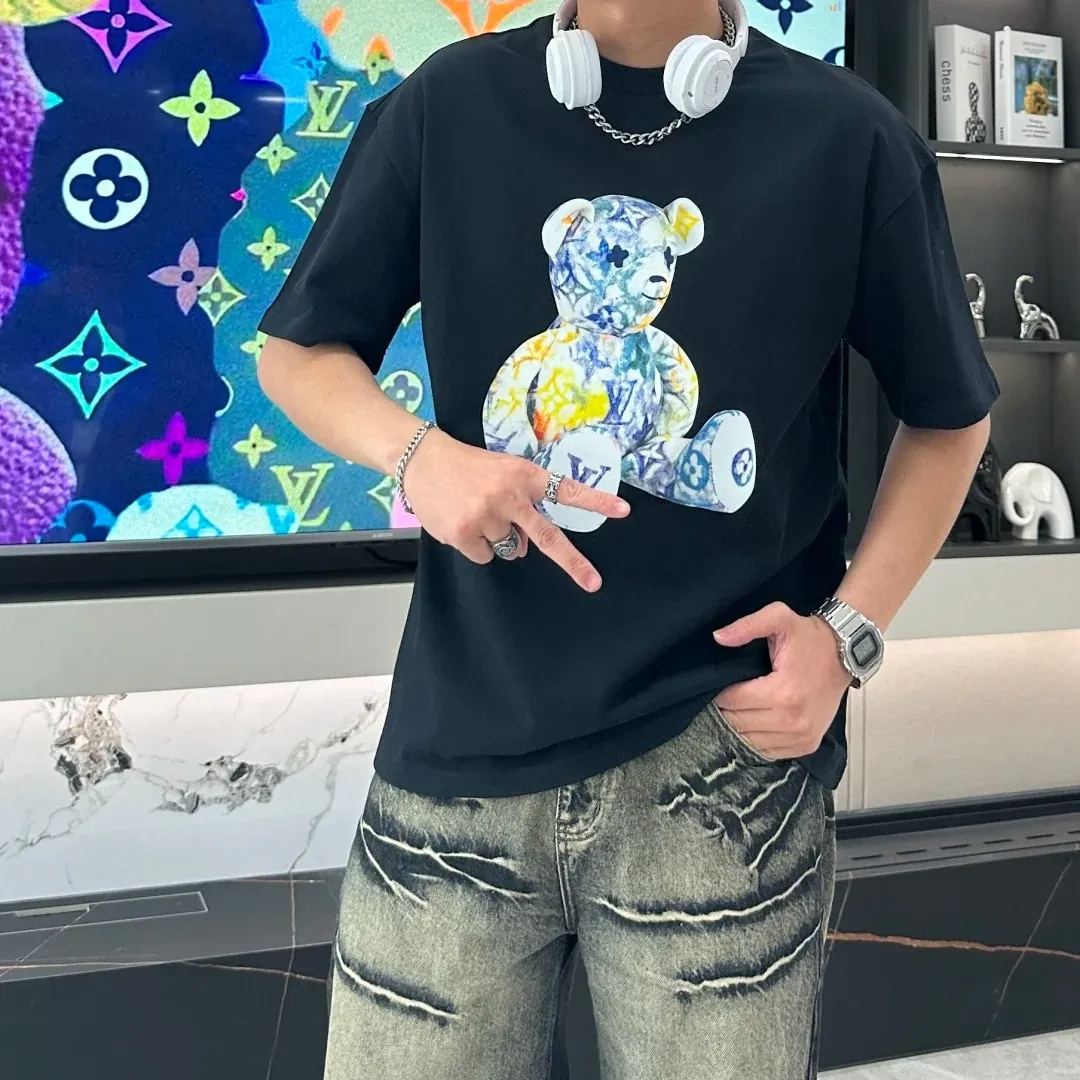 【LV旗艦店】（ルイ・ヴィトン）クラシックでスタイリッシュな半袖スウェットシャツ00282