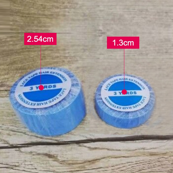 1.27cm * 3yard Lace Front Support Tape Blue Liner Roll For Lace Wig