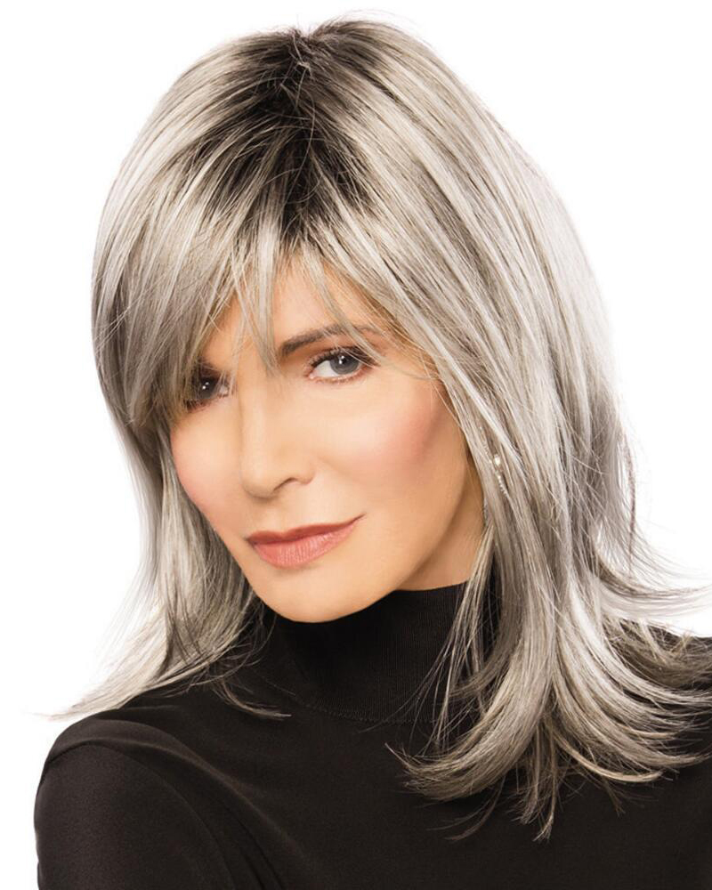 Sleek Wig With Long Strands For An On-Trend Look