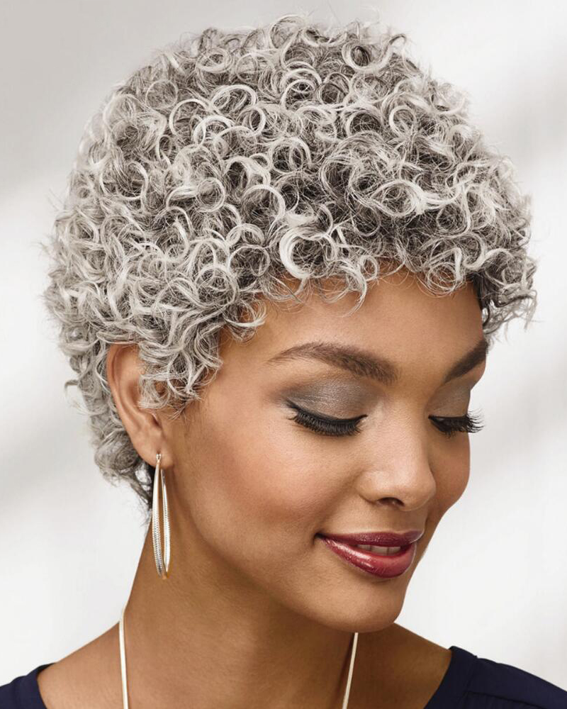 Cropped Wig With Short Loose Curls