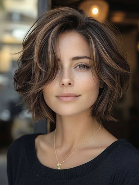 New Human Hair Bob Wigs for White Women