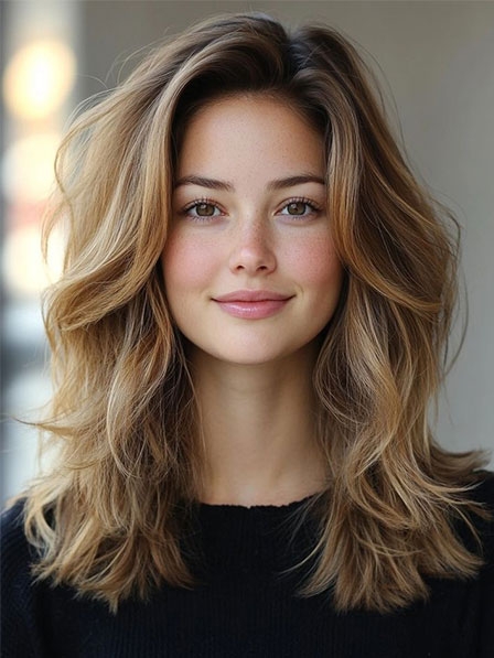 2025 Layered Comfortable Human Hair Wigs