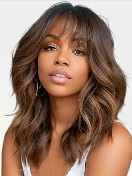 Natural Human Hair African American Wigs