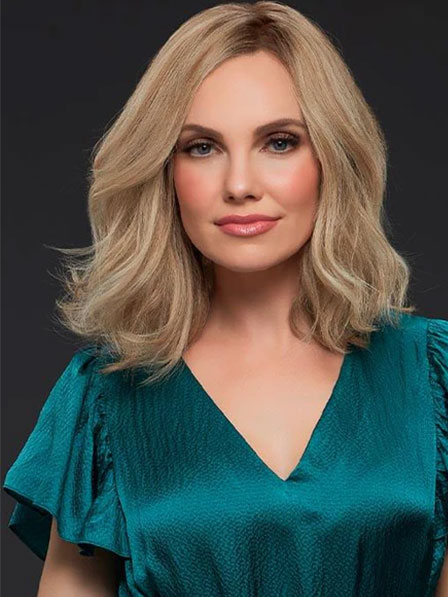 Blonde Fashion 100% Human Hair Wigs for White Women
