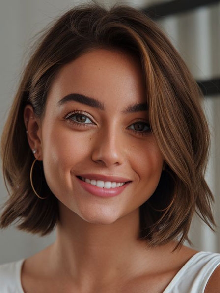 Mixed Brown 100% Human Hair Wigs 2025