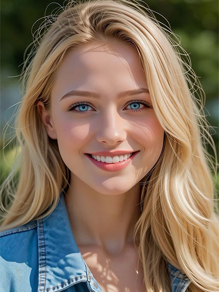 Elegant Human Hair Blonde Body Wavy Wigs For Women