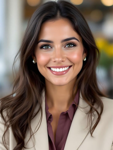 Natural Look Long Women Wavy Wigs 100% Human Hair