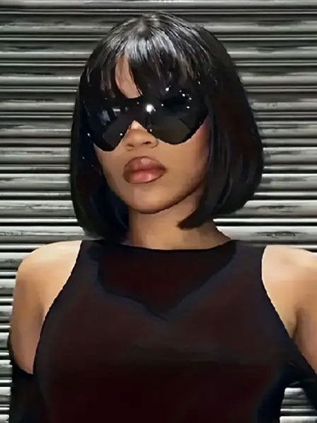 Fashion Bob Cut Human Hair Wigs With Bangs
