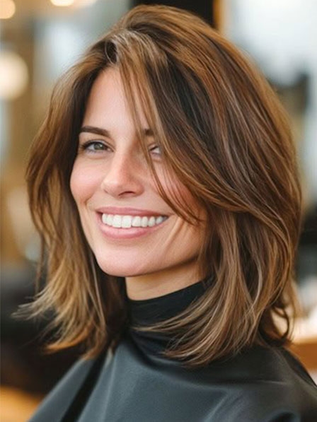 Glueless Ombre Human Hair Wigs Casual Look