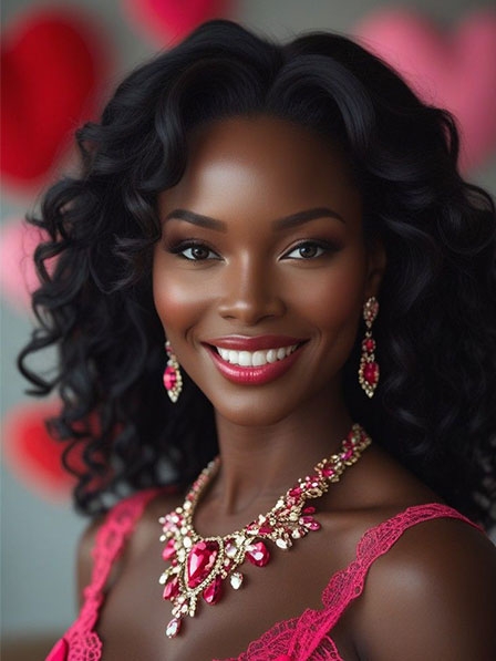 Long Black Curly Human Hair Wigs For Black Women