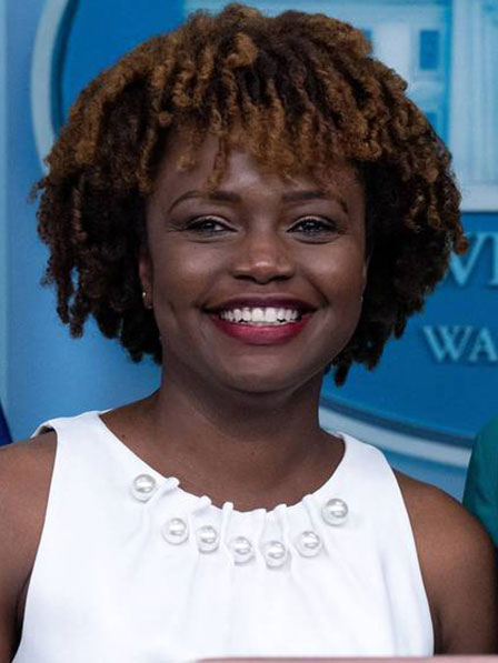 Karine Jean-Pierre Celebrity Human Hair Wigs For Black Women