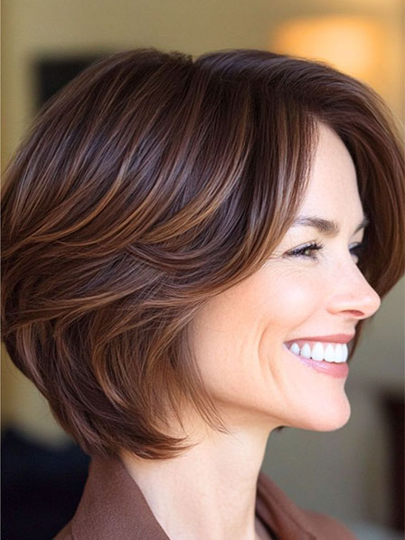 Chin Length Blonde Bob Glueless Real Hair Wigs