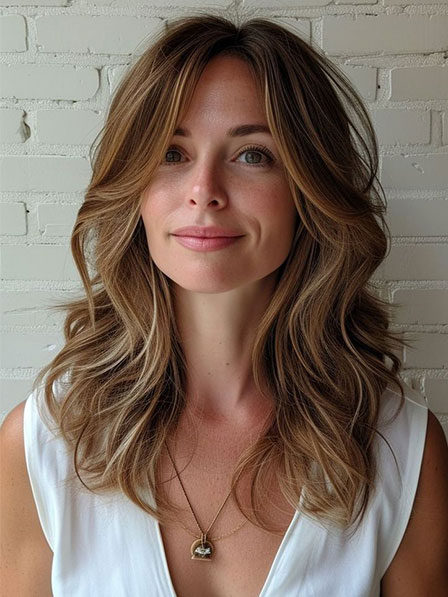 Women's Long Wavy Natural Hair Wigs