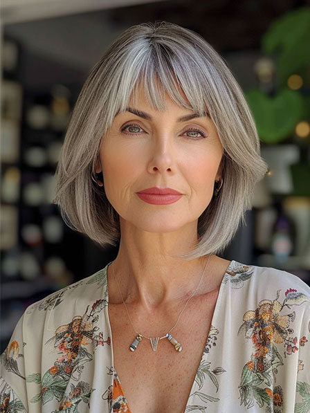 Chin Length Straight Bob Cuts Human Hair Wigs