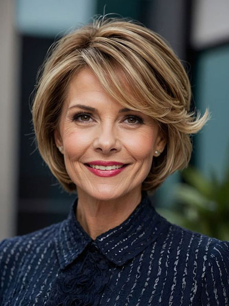 Chic Bob Real Hair Wigs for Caucasian