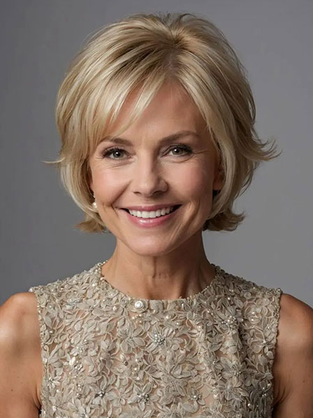 Blonde 100% Human Hair Women Wigs 2025