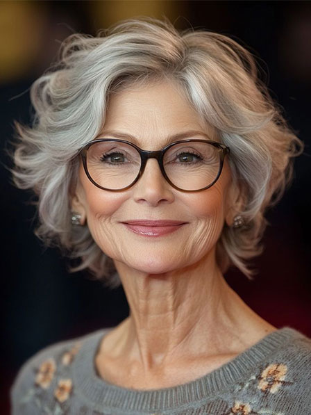 Affordable Grey Wigs 100% Human Hair