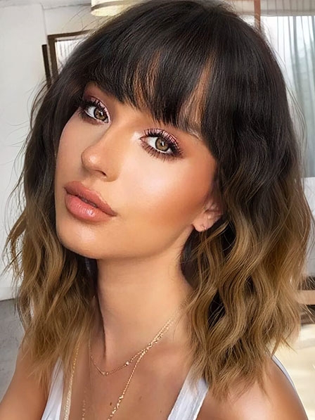 Full Lace Wavy Human Hair Wigs at Wigsline
