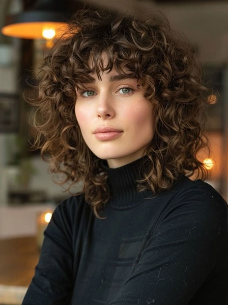 Popular Full Lace Curly 100% Human Hair Long Wigs