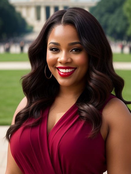 Long Wavy Brown Full Lace Remy Wigs Without Bangs