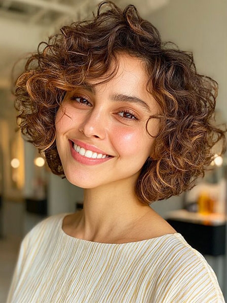 Fabulous Lace Front Curly Human Hair Wigs