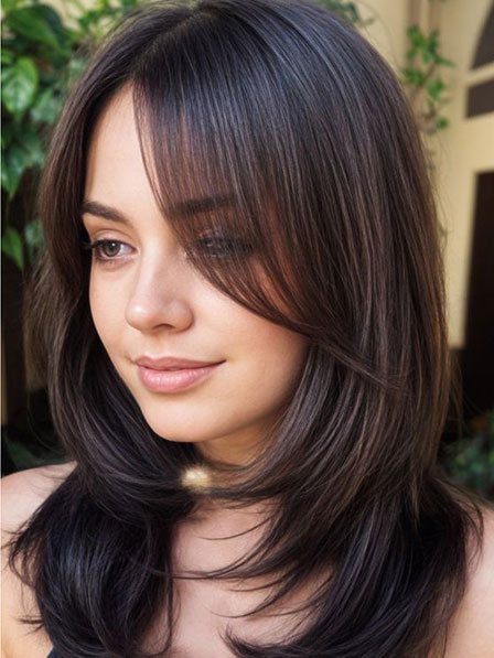 Best Layered Brown Human Hair Wigs Lace Front