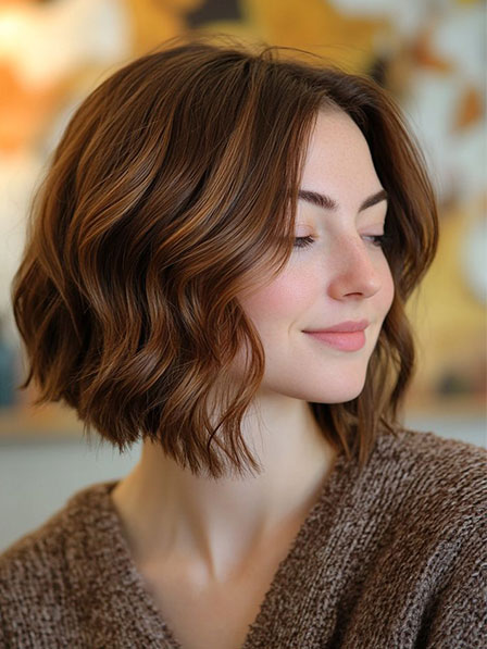 Bob Ombre Color 100% Human Hair Lace Front Wigs