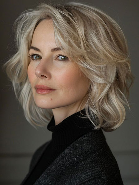 Chic Blonde Lace Front Human Hair Wigs 2025