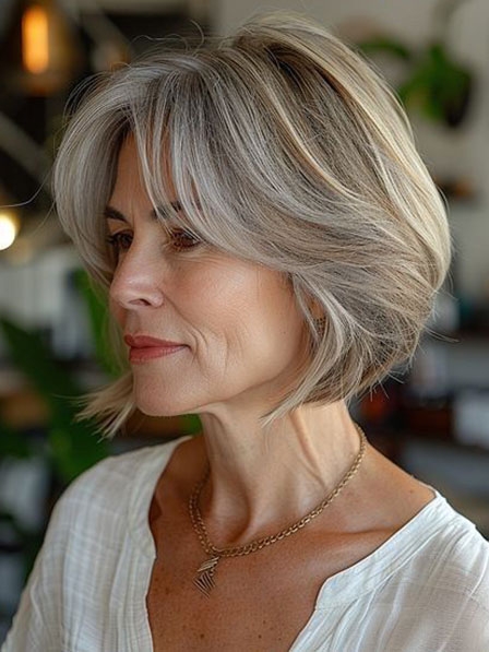 Natural Looking Real Hair Lace Front Mono Top Wigs