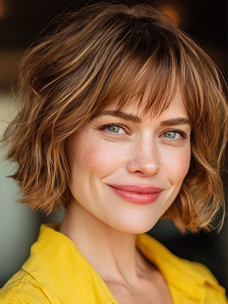 Charming Chin Length Human Hair Lace Front Mono Top Wigs