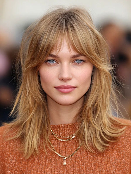 Classic Layered Ladies Synthetic Hair Wigs Wigsline