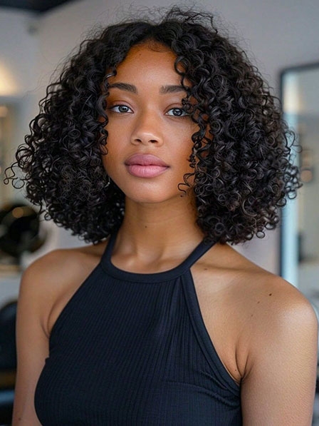 Chic Synthetic Curly Hair Wigs for Black Women