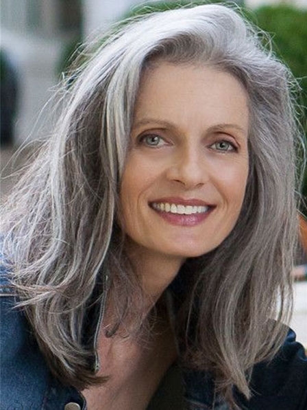 Fashion Grey Wigs 100% High Quality for Women