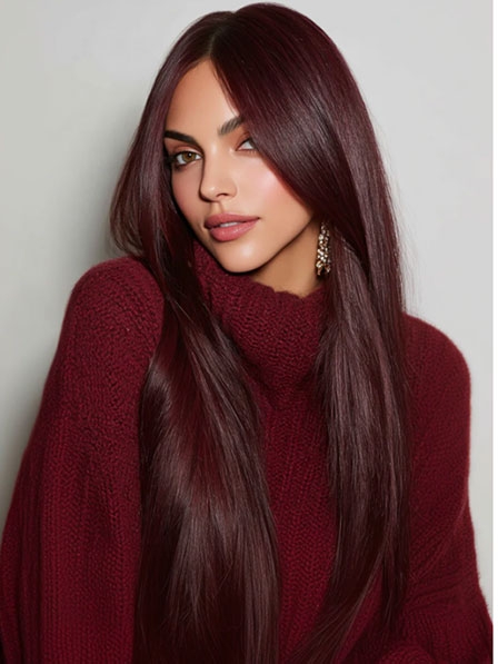 Long Straight Full Lace Synthetic Hair Wigs 2025