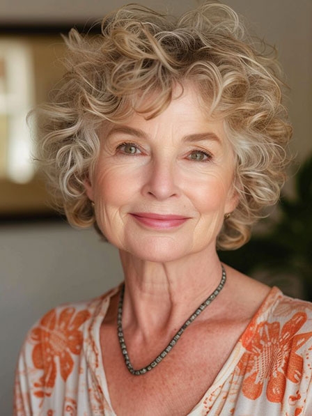 New Full Lace Short Curly Synthetic Wigs