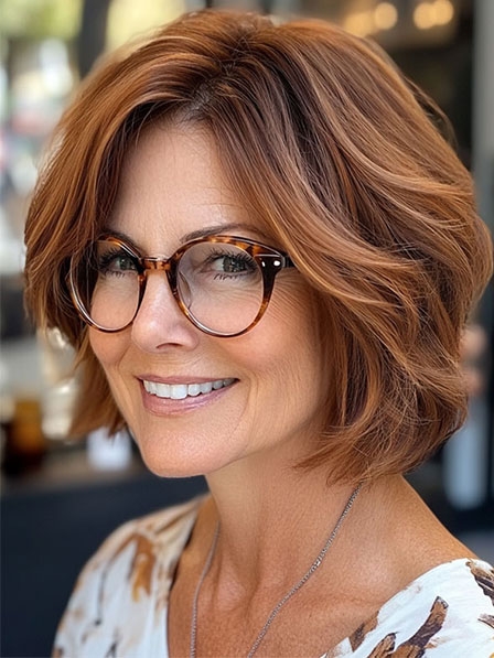 Modern Short Synthetic Wigs For Women Over 40